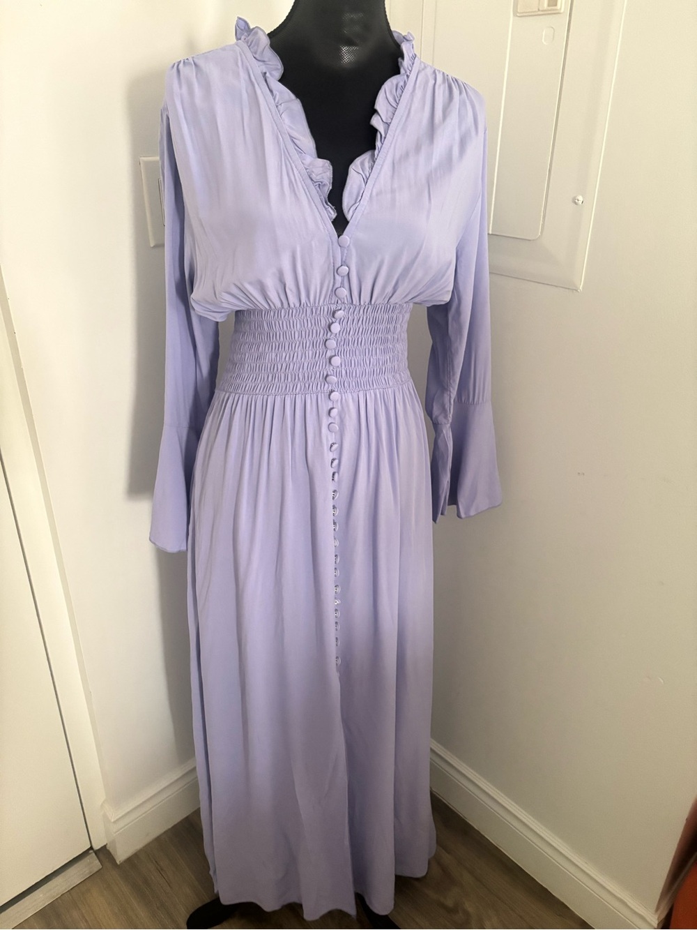 Sally long dress lilac
